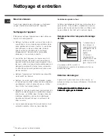 Предварительный просмотр 44 страницы Hotpoint CP87SEA/HA Operating Instructions Manual