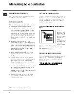 Предварительный просмотр 74 страницы Hotpoint CP87SEA/HA Operating Instructions Manual