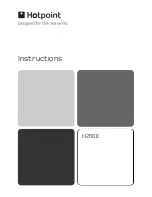 Hotpoint Creda H250E Instructions Manual preview