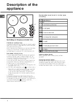 Preview for 6 page of Hotpoint CRM 641 D C Operating Instructions Manual