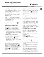 Preview for 7 page of Hotpoint CRO 642 D B Operating Instructions Manual