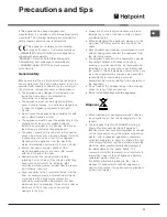 Preview for 11 page of Hotpoint CRO 642 D B Operating Instructions Manual