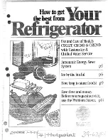 Hotpoint CSF24D Use And Care Manual preview