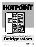 Предварительный просмотр 1 страницы Hotpoint CSM22GRD WW Owner'S Manual