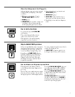 Предварительный просмотр 7 страницы Hotpoint CSM22GRD WW Owner'S Manual