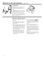 Предварительный просмотр 16 страницы Hotpoint CSM22GRD WW Owner'S Manual