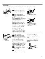 Предварительный просмотр 21 страницы Hotpoint CSM22GRD WW Owner'S Manual