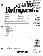 Preview for 1 page of Hotpoint CSX22DK Use And Care Manual