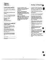 Preview for 2 page of Hotpoint CSX22DK Use And Care Manual