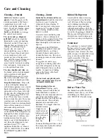 Предварительный просмотр 17 страницы Hotpoint CSX24X Use And Care Manual