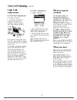 Предварительный просмотр 18 страницы Hotpoint CSX24X Use And Care Manual