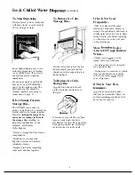 Предварительный просмотр 8 страницы Hotpoint CSX27D Use And Care Manual