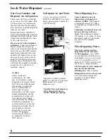 Предварительный просмотр 8 страницы Hotpoint CSX27H Use And Care Manual