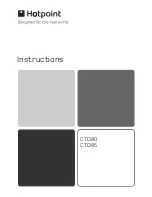 Preview for 1 page of Hotpoint CTD80 Instructions Manual