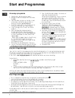 Preview for 6 page of Hotpoint CTD80 Instructions Manual