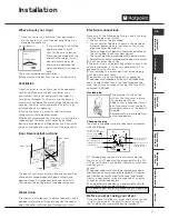 Предварительный просмотр 5 страницы Hotpoint CTD90 Instructions For Installation And Use Manual