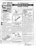 Предварительный просмотр 1 страницы Hotpoint CTF14E Use & Care Manual