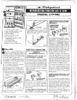 Предварительный просмотр 1 страницы Hotpoint CTF16G Use & Care Manual