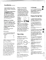 Preview for 4 page of Hotpoint CTX14 Use And Care Manual