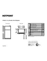 Preview for 1 page of Hotpoint CTX18LYZ Specification