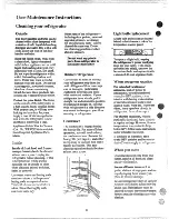 Предварительный просмотр 10 страницы Hotpoint CTX23 Use And Care Manual