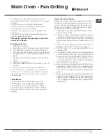 Preview for 17 page of Hotpoint DCL 08 CB Instructions For Installation And Use Manual