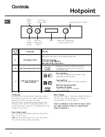 Предварительный просмотр 8 страницы Hotpoint DD2 540 BL Instructions For Installation And Use Manual