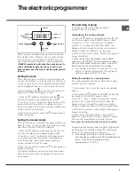 Предварительный просмотр 9 страницы Hotpoint DD2 540 BL Instructions For Installation And Use Manual