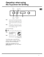 Предварительный просмотр 11 страницы Hotpoint DD2 540 BL Instructions For Installation And Use Manual