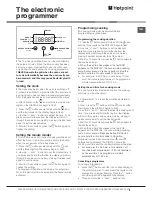 Предварительный просмотр 9 страницы Hotpoint DD53X Instructions For Installation And Use Manual