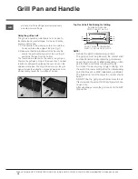 Предварительный просмотр 10 страницы Hotpoint DD53X Instructions For Installation And Use Manual