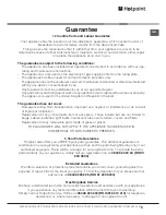 Предварительный просмотр 27 страницы Hotpoint DD53X Instructions For Installation And Use Manual