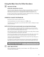 Предварительный просмотр 25 страницы Hotpoint DD77 DT77 Instructions For Installation And Use Manual