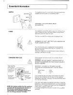 Preview for 4 page of Hotpoint DF51 Instruction Manual