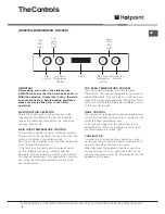 Предварительный просмотр 8 страницы Hotpoint DH 93 CX Instructions For Installation And Use Manual