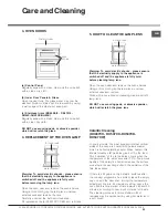 Предварительный просмотр 33 страницы Hotpoint DH 93 CX Instructions For Installation And Use Manual