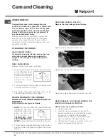 Предварительный просмотр 34 страницы Hotpoint DH 93 CX Instructions For Installation And Use Manual