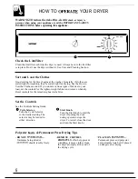 Предварительный просмотр 6 страницы Hotpoint DLB1250R Use And Care Manual