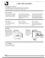 Предварительный просмотр 10 страницы Hotpoint DLB1250R Use And Care Manual