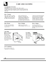 Предварительный просмотр 10 страницы Hotpoint DLB1550R Use And Care Manual