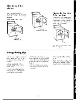 Preview for 9 page of Hotpoint DLB2450B Use And Care Manual