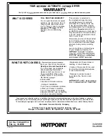 Preview for 16 page of Hotpoint DLB2450B Use And Care Manual