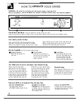 Preview for 6 page of Hotpoint DLB2450R Use And Care Manual