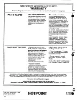 Preview for 15 page of Hotpoint DLB2880B Use And Care Manual