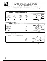 Предварительный просмотр 6 страницы Hotpoint DLB3400S Use And Care Manual