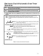 Предварительный просмотр 15 страницы Hotpoint double oven cookers Instruction Manual