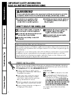 Preview for 2 page of Hotpoint DRYERS NVLR333 Owner'S Manual