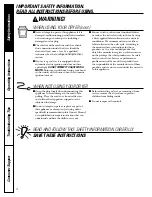 Preview for 4 page of Hotpoint DRYERS NVLR333 Owner'S Manual