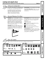 Preview for 9 page of Hotpoint DRYERS NVLR333 Owner'S Manual