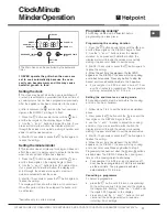 Предварительный просмотр 11 страницы Hotpoint DSD 60 S S Instructions For Installation And Use Manual